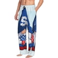 thumbnail image 6 of Naloa Cute Gnomes in USA Pajama Pants Men, PJ Bottoms, Sleep & Lounge Pants-Medium, 6 of 6