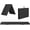Black, variant on Gymnastics Tumbling Mats Portable Gymnastics Mat Folding Tumbling Mat Thick Yoga Mat Exercise Mat with Carrying Handles for home Workout outdoor Yoga Gymnastic CM-4,4'x8'x2"