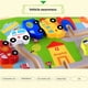 thumbnail image 4 of Juguete De Combinación De Tráfico De Madera Vehículos Reconocimiento De Color Juguete Educativo Preescolar Con 5 Bloques De Vehículos Para Niños De 0 A 3 Años Niños De Jardín De Infantes Scienceny FN002792-00, 4 of 6