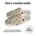 thumbnail image 6 of Balery Squirrel In The Forest Pattern Women's Fuzzy Memory Foam Slippers Fluffy Winter House Shoes Indoor and Outdoor-42/43, 6 of 7