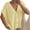 Yellow, variant on Short Sleeved Oversized Women Solid V-neck Casual Loose Knit Sweater Lightweight Button Tops