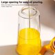 thumbnail image 3 of 470ml Capacity Glass Oil Cruet, Prevent Leakage Vinegar Dispenser, Transparent Seasoning Oil Bottle with Oil Brush, Dual Purpose Glass Oil Bottle for Home Kitchen Baking and Steaking, 3 of 5