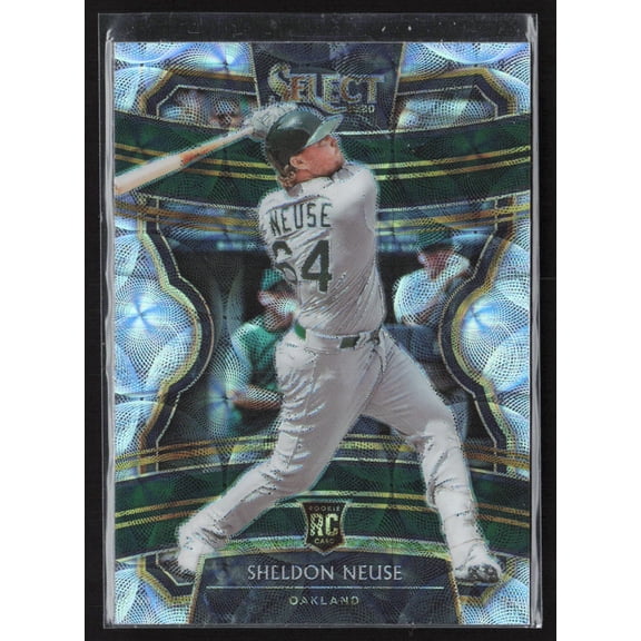 2020 Panini Select Sheldon Neuse Oakland Athletics Tri-Color RC #29 Baseball Card