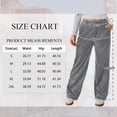 thumbnail image 2 of SWQZVT Womens Corduroy Pants Dressy Straight Leg Pants for Women Comfy Casual Gray Keep Warm Fall Corduroy Slacks Woman Pant M, 2 of 7