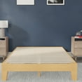 thumbnail image 4 of Flash Furniture Evelyn Collection Wood Platform Bed Frame, Natural, Queen, 4 of 11