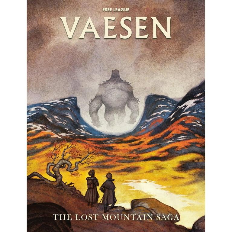 Free League Publishing Vaesen: Lost Mountain Saga - Hardback RPG Book, Nordic Horror Roleplaying, 5 Mysteries, Adventure Module, Free League Publishing Free League Publishing Vaesen: Lost Mountain Saga - Hardback RPG Book, Nordic Horror Roleplaying, 5 Mysteries, Adventure Module, Free League Publishing