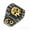 7, variant on Easy Rider Skull Ring Stainless Steel Gothic Men's Skull Punk Ring Silver Gold-13
