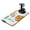 White-760, variant on Under Coffee Maker Mat with Tribal Style Design - Absorbent Diatom Drying Pad with Non-Slip Base for Kitchen Sink Area or Espresso Machine, Artistic Tribal Patterns