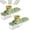 2*Green, variant on Multifunctional Garlic Grinder & Mandoline Slicer, 2025 New Mini Garlic Ginger Slicer with Thin Blade, Kitchen Gadget for Effortless Chopping, Easy to Clean