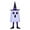 Purple, variant on Halloween Decorations Outdoor,Hanging Ghost Halloween Decor with String Lights Battery Operated, Ghost Decor with with Hat for Home Yard Porch