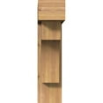 thumbnail image 2 of Ekena Millwork 7 1/2"W x 26"D x 30"H Westlake Block Smooth Bracket w/ Offset Brace, Western Red Cedar, 2 of 25