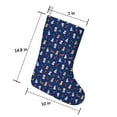 thumbnail image 2 of Christmas Stockings,Dark Blue Christmas Dog and Snowman Pattern Stockings Christmas,14.8'' Xmas Stockings,Christmas Party Favors,Christmas Party Decorations,Christmas Stockings Personalized, 2 of 5