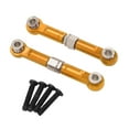 thumbnail image 3 of 2pcs RC Car Steering Linkage Aluminum Alloy Adjustable Tie Rods for 1 14 Scale Model Cars and Trucks, 3 of 9