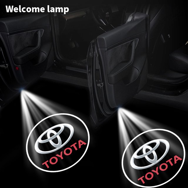 Luces De Bienvenida Del Coche LED Logotipo Proyección De Puerta Inteligente Interior Atmósfera Sensor Para Mitsubishi Jeep Hyundai Suzuki BMW Toyota