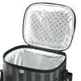 thumbnail image 5 of 15" Easy Tote Soft Cooler Gray Striped, 5 of 5