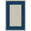Orian Edge Accent Rug 3'11" x 5'5", Chambray