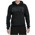 thumbnail image 2 of Wild Bobby POPPY Varsity Letters Unisex Hoodie Sweatshirt, 2 of 6