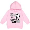 thumbnail image 2 of Inktastic Little Sister and Biggest Fan Soccer Player Toddler Hoodie, 2 of 4