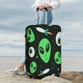 thumbnail image 7 of Haiem Eyeball Monster Pattern Luggage Cover Printed Suitcase Covers for Luggage Elastic Washable Suitcase Protector Fits 18-32 Inch Luggage-Medium, 7 of 7