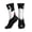 3 Black, variant on Women's Men's Bow Tie Clipart Tuxedo Colorful Novelty Pattern Crew Athletic Socks
