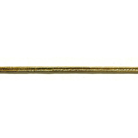 1/8" Metallic Soutache Braid Gimp - 36 Yards! - Color: Gold