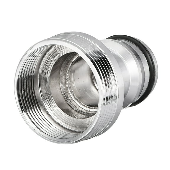 Uxcell Water Hose Quick Connector 22mm Female 24mm Male Thread Tap Adapter