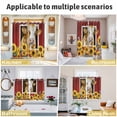 thumbnail image 5 of Cows Sunflowers Kitchen Curtains Window Panels, Spring Floral Bees Farmhouse Barn Insulated Window Treatment Curtain, Grommet Curtains for Bedroom/Living Room/Bathroom, 2 Piece 42"Wx63"L, 5 of 8