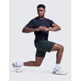 thumbnail image 3 of CRZ YOGA Men's Linerless Workout Shorts 9'' Quick Dry for Running Sports Athletic Gym with Pockets, 3 of 7