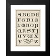thumbnail image 2 of Frank Chouteau Brown 18x24 Black Modern Framed Museum Art Print Titled - Uncial Gothic Initials 3 (1902), 2 of 5