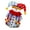 S., variant on Dog Winter Clown Jumper, Breathable Costume Outfit for Indoor and Outdoor Activities