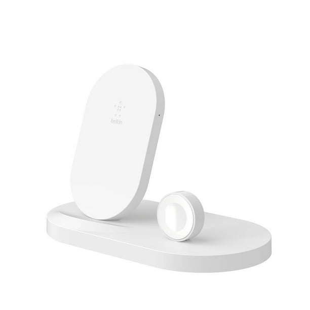 Azijn beddengoed een vergoeding BOOST↑UP™ Wireless Charging Dock for iPhone + Apple Watch + USB-A port,  White - Walmart.com