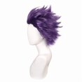 thumbnail image 4 of My Hero Academy Heartbeat Makes Purple Beauty Sharp Explosion Head Cosplay Wig Rose Net High Temperature Silk, 4 of 5