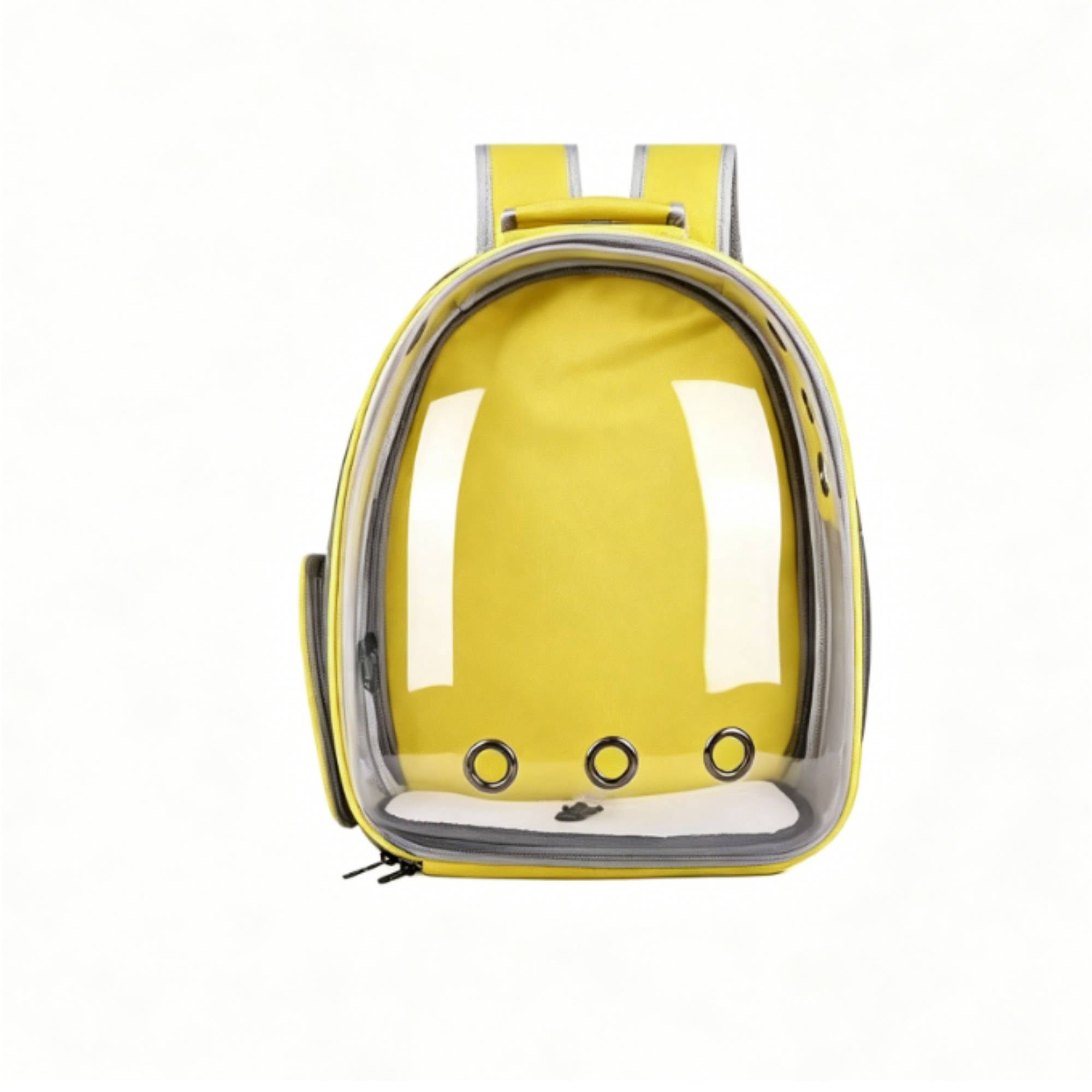 Backpack Pet Carriers,cat backpack carrier,Large Space Bubble Pet Backpack for Small Medium Dogs and Cats,Traveler Bubble Backpack Pet Carrier,Yellow