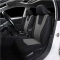 thumbnail image 3 of Car Seat Covers Sets for 2000-2021 2022 2023 2024 2025, Full Set Seat Cushion 5 Seats Front Rear Protectors Breathable Interior Accessories,Beige+Black, 3 of 5