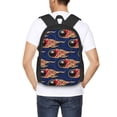thumbnail image 6 of Daiia Bowling Ball And Flame Backpack for Men and Women -Durable Backpack Large Capacity, Water-Resistant Bag with Adjustable Straps and Laptop Compartment, 6 of 9