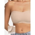 thumbnail image 5 of MINTREUS Womens Strapless Bras Jelly Push Up Bandeau Bra Non Slip Wireless Supportive Padded Bras Seamless Comfortable Tube Bra, 5 of 9