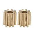 thumbnail image 1 of YLSHRF 2pcs Motor Pinion Gear Brass Replacement For Duplo Intelli Lok Module 0.4 9 Teeth,Engine Gear,Cogwheel Pinions, 1 of 8