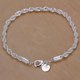 thumbnail image 3 of Joyería de plata Joyería de moda europea y americana Joyería popular de venta caliente Pulsera de cuerda retorcida de 4 mm, 3 of 5