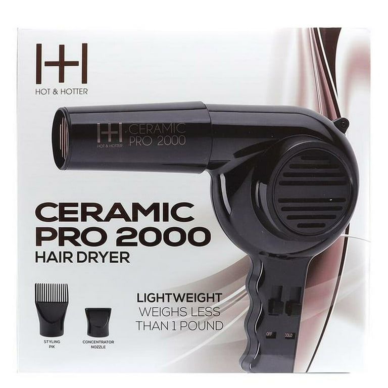ANNIE Hot & Hotter Ceramic Pro 2000 Dryer with Extra Piks #5855 ANNIE Hot & Hotter Ceramic Pro 2000 Dryer with Extra Piks #5855