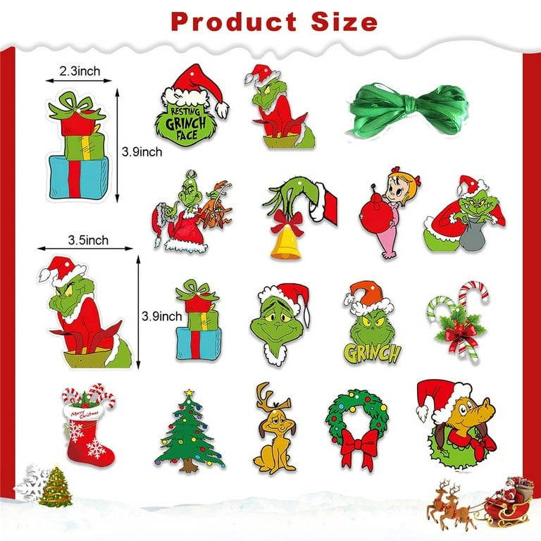 30Pcs Grinch Christmas Tree Decorations Ornaments, Hanging Accessories, Xmas Holiday Craft Supplies, Gift Ideas - Walmart.com 30pcs-grinch-christmas-tree-decorations-ornaments-hanging-accessories-xmas-holiday-craft-supplies-gift-ideas-walmart-com