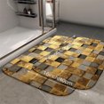 thumbnail image 2 of 1pc Checkered Pattern Wall Absorbent Non-Slip Bathroom Thickened Flannel Rug Decor,Soft,Quick Drying,Suitable For Indoor/outdoor Use,Bathrooms,Bedrooms,Kitchens,Terrace,Laundry Rooms,16"x24", 2 of 9
