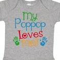 thumbnail image 4 of Inktastic My Poppop Loves Me Grandchild Boys or Girls Baby Bodysuit, 4 of 5
