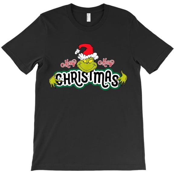 Green Grouch Hugs Funny Christmas Holiday Graphic H34820 Unisex T-Shirt, Up to 5XL Available
