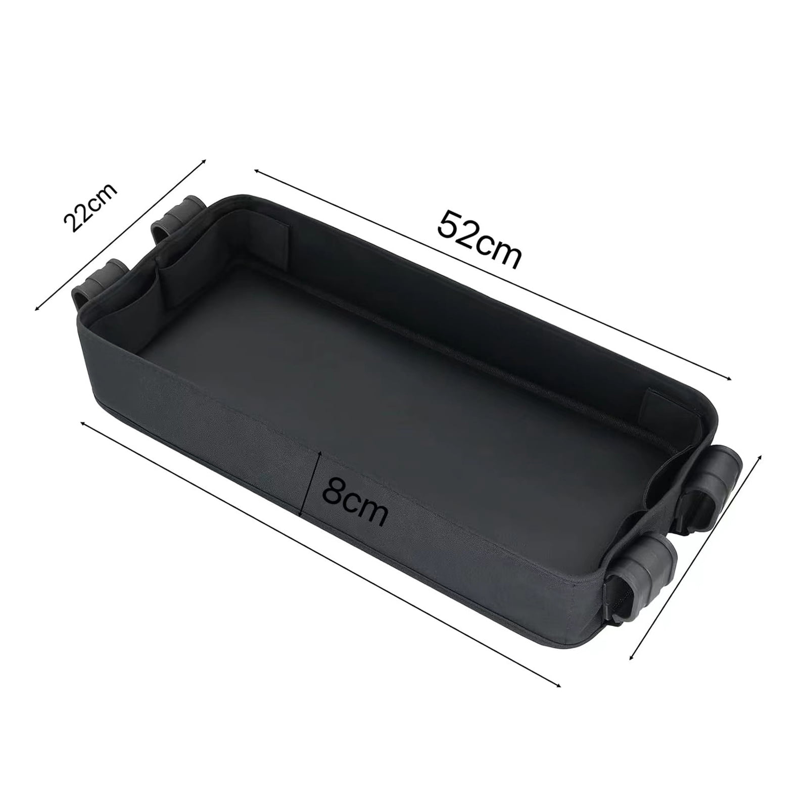 sunsanly Stroller Snack Tray with Fastener Tapes Waterproof Easy to Clean Universal Compatibility Food Tray with Insulated Cup Holder for Wonderfold Wagon
