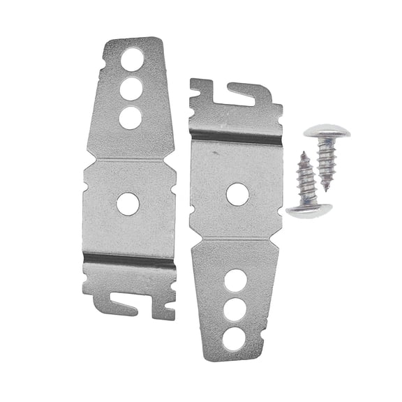 2 Pack 8269145 Dishwasher Mounting Bracket with Screws for Whirlpool for Kenmore for KitchenAid Dishwasher, Undercounter Dishwasher Bracket Replace WP8269145 WP8269145VP