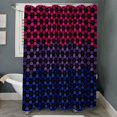 thumbnail image 3 of CafePress - Seamless Football Pattern In Bisexual Pride Flag C - Unique Fabric Shower Curtain 70" x 72", 3 of 3