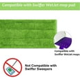 4 Pack Reusable Microfiber Mop Scrubbing Pads for Swiffer Wet Jet for