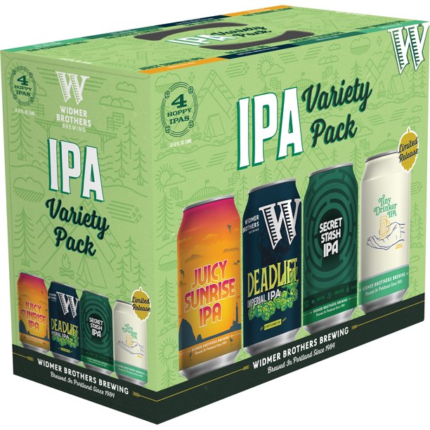 Widmer Brothers Brewing IPA Variety Pack, 12 Pack 12 fl. oz. Cans