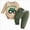 A11-Green, variant on Boys 2 Piece Outfits Long Sleeve Sweatshirt Top Sweatpants Fall Winter Clothing Set(Blue,6M)