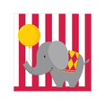 thumbnail image 1 of Creative Party Paper Elephant With Balloon Birthday Napkins (Pack of 16), 1 of 1